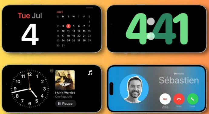无棣苹果手机维修分享iOS17横屏充电待机显示有什么好处 