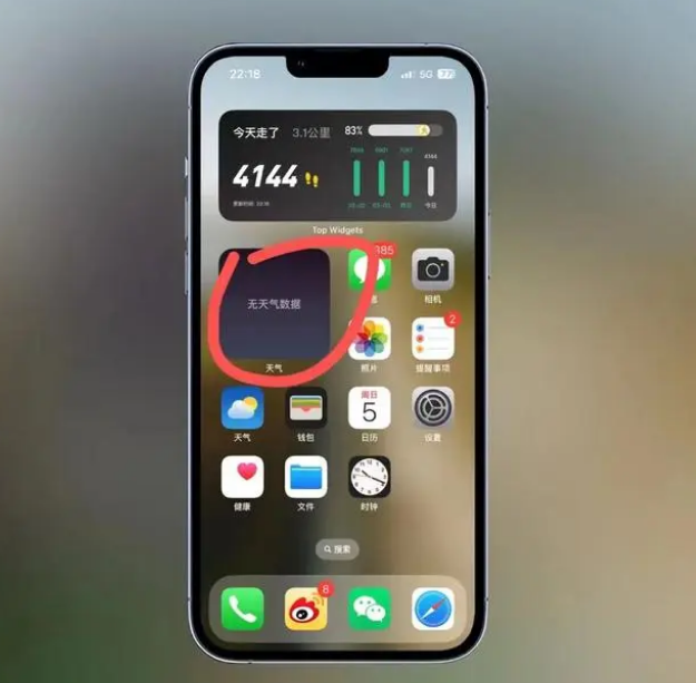 无棣苹果手机维修分享:iOS16主屏幕天气小组件无法正常工作怎么办？ 