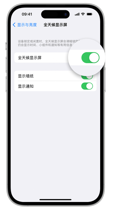 无棣苹果14维修店分享如何自定义 iPhone 14 Pro 常亮显示屏 