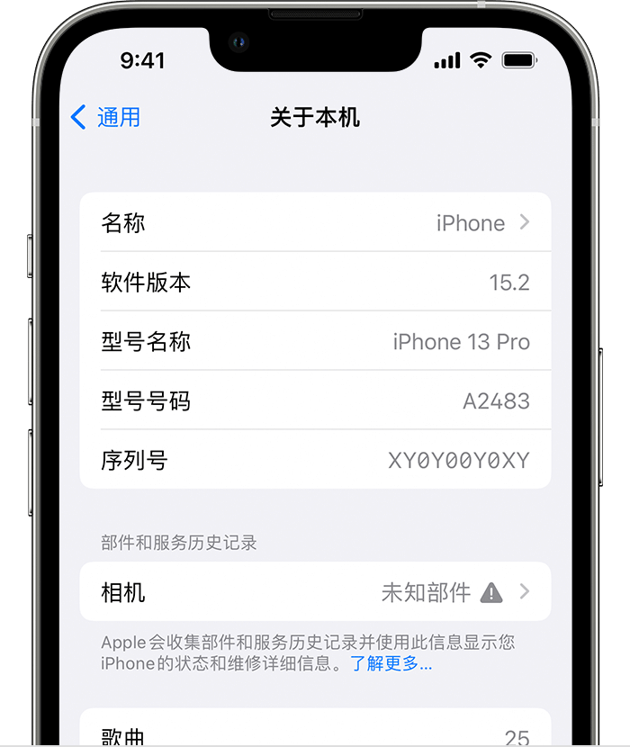 无棣苹果维修分享iPhone 出现提示相机“未知部件”是什么原因？ 